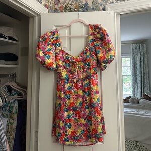 For Love And Lemons Multicolor Floral Dress